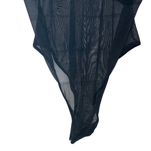 Cassandra Intimates Black & Taupe “Ashley” Lingerie Bodysuit, Size S, NWT! - Picture 3 of 7